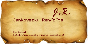 Jankovszky Renáta névjegykártya